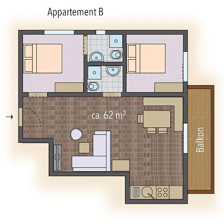 Salzburgerhof Апартаменты *